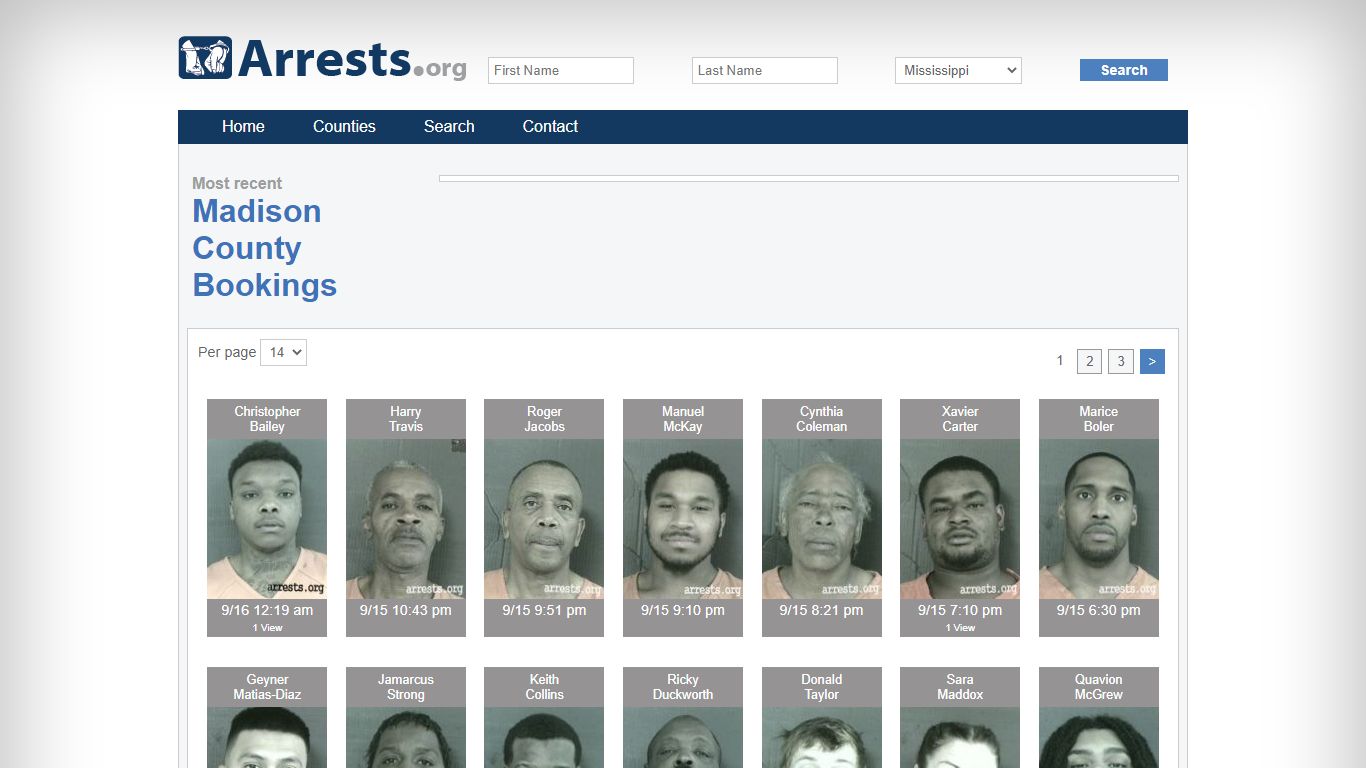 Madison County Arrests and Inmate Search